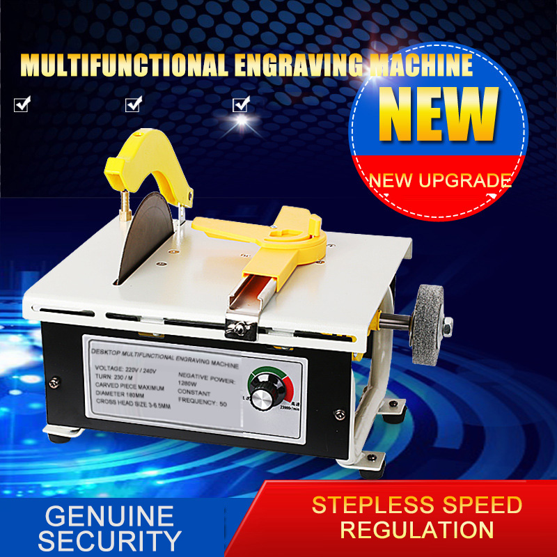 Upgrade High-power Multifunctional Polishing Tool Bench Grinder Carving Machine Small Carving Cutting Machine
Upgrade High-power Multifunctional Polishing Tool Bench Grinder Carving Machine Small Carving Cutting Machine
