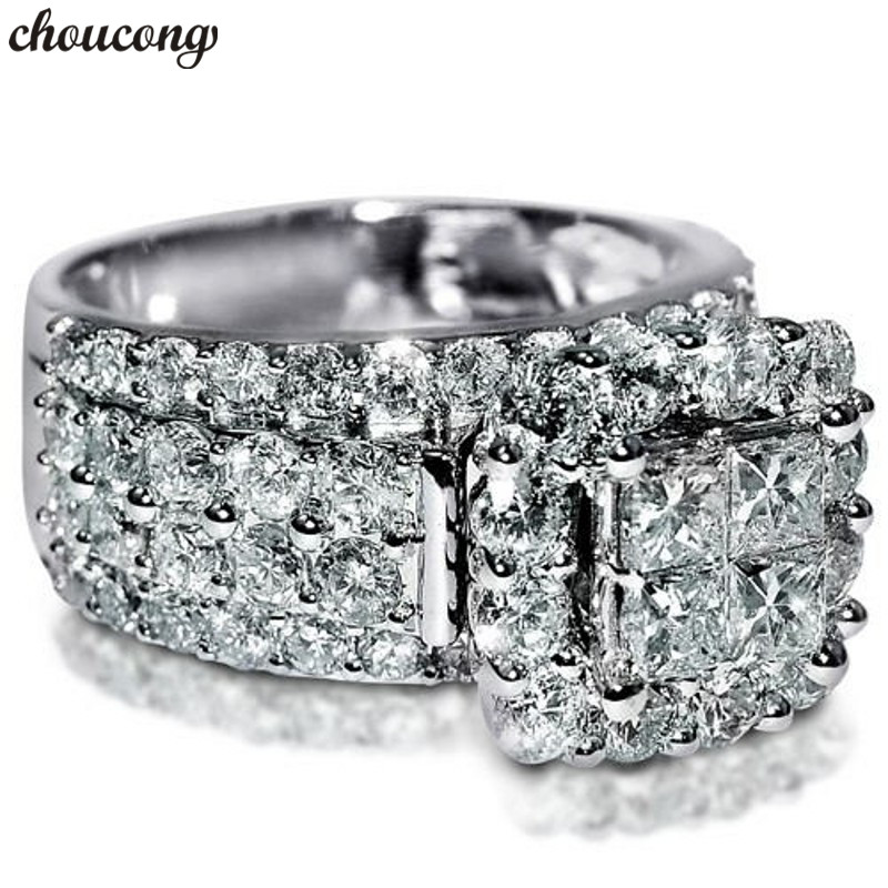 choucong Vintage Court Ring 925 sterling Silver Square Diamond cz Promise Engagement Wedding Band Rings For Women Bridal Jewelry
choucong Vintage Court Ring 925 sterling Silver Square Diamond cz Promise Engagement Wedding Band Rings For Women Bridal Jewelry
