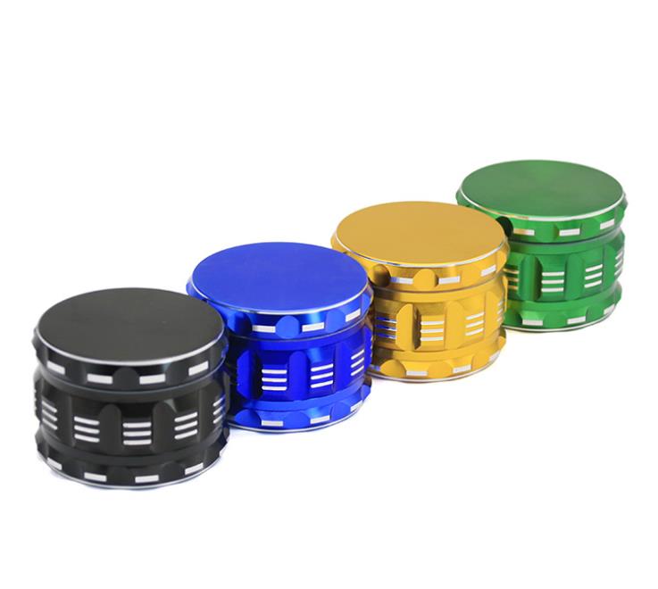 New Type of Four-Layer Metal Stripe Smoke Grinder 63MM Multicolor Personal Smoke Accessories in 2019
New Type of Four-Layer Metal Stripe Smoke Grinder 63MM Multicolor Personal Smoke Accessories in 2019