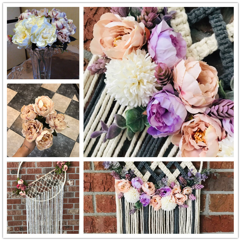 1 Bouquet 28cm European Peonies Artificial Home Decor Silk Flower Cheap Mini Fabric Flowers Fake Flowers Wedding DIY Decoration, Blue
1 Bouquet 28cm European Peonies Artificial Home Decor Silk Flower Cheap Mini Fabric Flowers Fake Flowers Wedding DIY Decoration, Blue