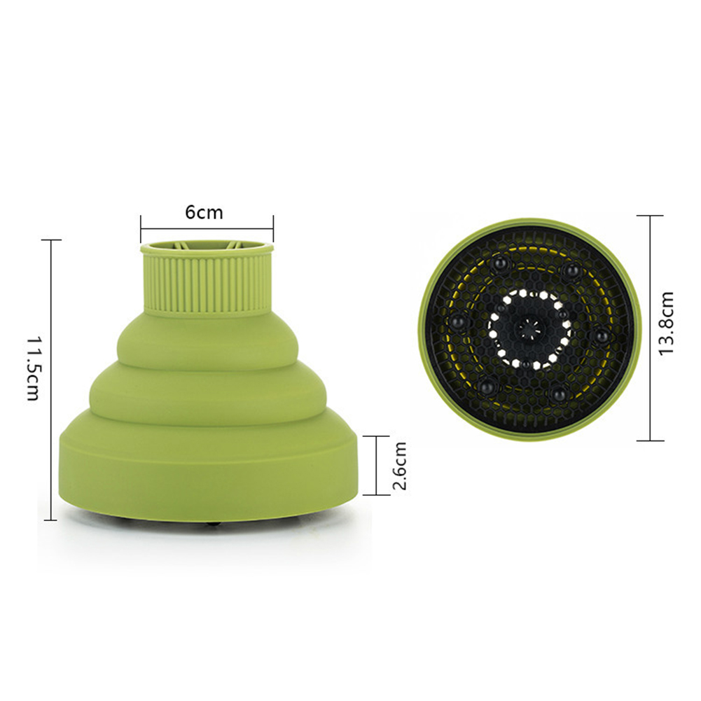 Universal Hair Dryer Diffuser Attachment Silicone Telescopic Blow Hood Foldable Blower Cover Hairdresser Styling Tool