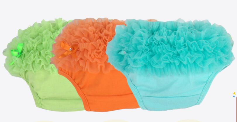 20pcs Baby Cotton Ruffles chiffon Bloomer Tutu PP Pants Infant Toddler Briefs Skirt Shorts Layers Skirts Diaper Cover Underwear PP001