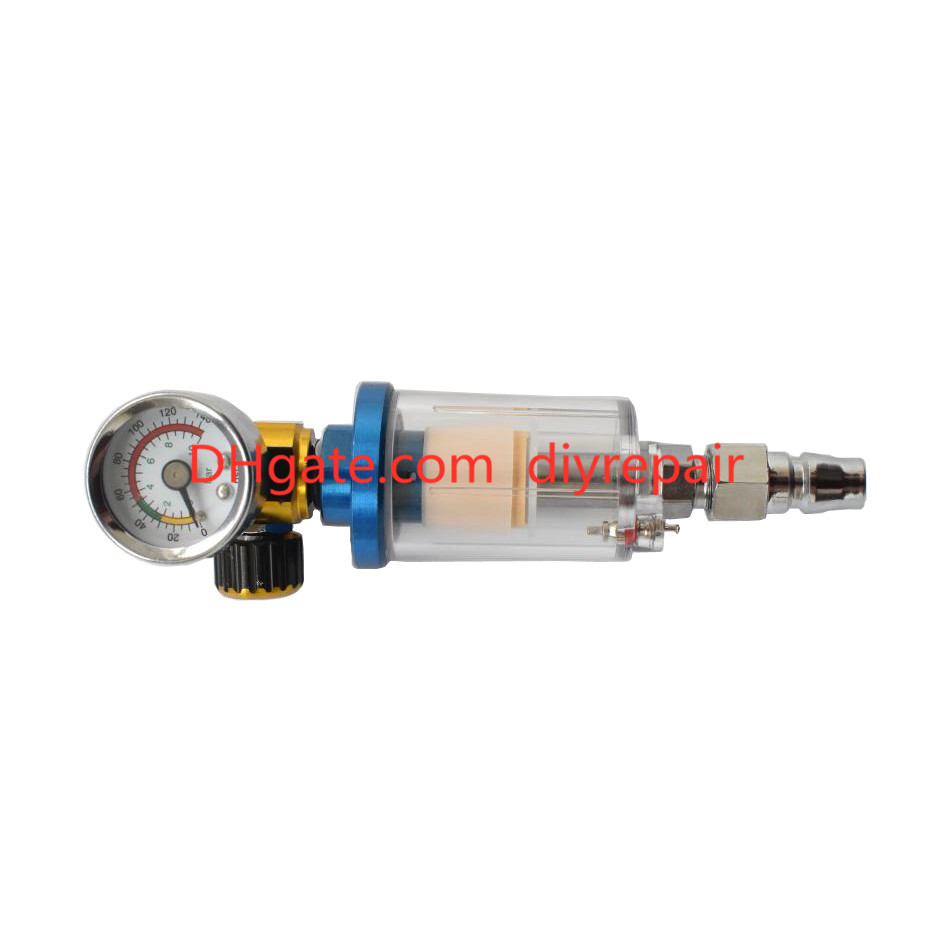 Scratc Spray Gun Air Regulator Gauge & In-Line Water Trap Filter Tool Spray Gun Regulator and Mini Spray Gun Regulator
Scratc Spray Gun Air Regulator Gauge & In-Line Water Trap Filter Tool Spray Gun Regulator and Mini Spray Gun Regulator