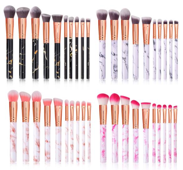 Marbling Handle Makeup Brushes 10Pcs/Set Professional Makeup Brushes eye Shadow Eyebrow Lip Eye Make Up Brush Comestic Tool
Marbling Handle Makeup Brushes 10Pcs/Set Professional Makeup Brushes eye Shadow Eyebrow Lip Eye Make Up Brush Comestic Tool