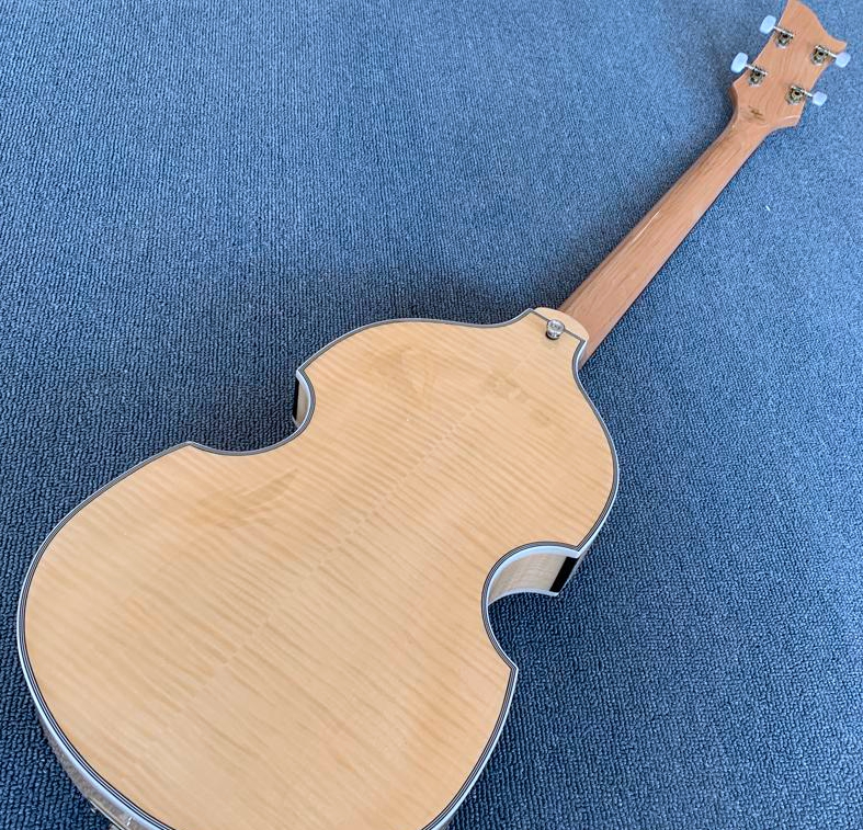 McCartney Hofner Guitar H500/1-CT Contemporary Violin Deluxe Bass England Flag Electric Guitars Flame Maple Back & Side, 2 511B Staple Pickups
McCartney Hofner Guitar H500/1-CT Contemporary Violin Deluxe Bass England Flag Electric Guitars Flame Maple Back & Side, 2 511B Staple Pickups