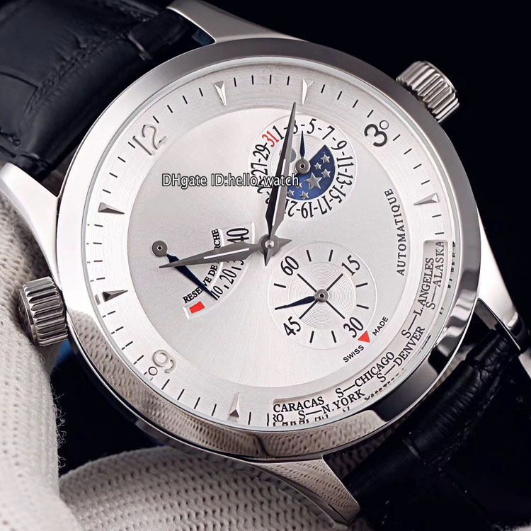 New Master Control World Geographic Q1508420 Q1528420 White Dial Automatic Mens Watch Moon Phase Power Reserve Steel Case Leather Watches., J-e03 (3)
New Master Control World Geographic Q1508420 Q1528420 White Dial Automatic Mens Watch Moon Phase Power Reserve Steel Case Leather Watches., J-e03 (3)