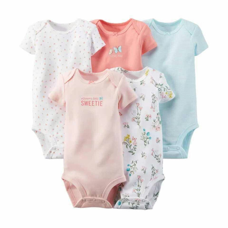 Uniesx Newborn Baby Rompers Clothing 5Pcs/Lot Infant Jumpsuits 100%Cotton Children Roupa De Bebe Girls&Boys Baby Clothes