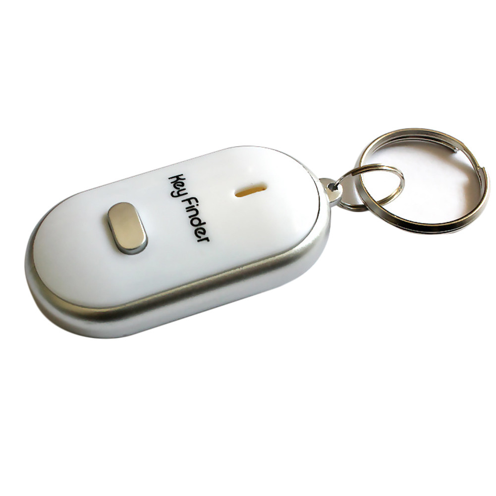 TCT LED Mini Anti-lost Key Finder with Whistle Sound Control Induction Senile Child Anti-lost Locator Tracker Key Finder