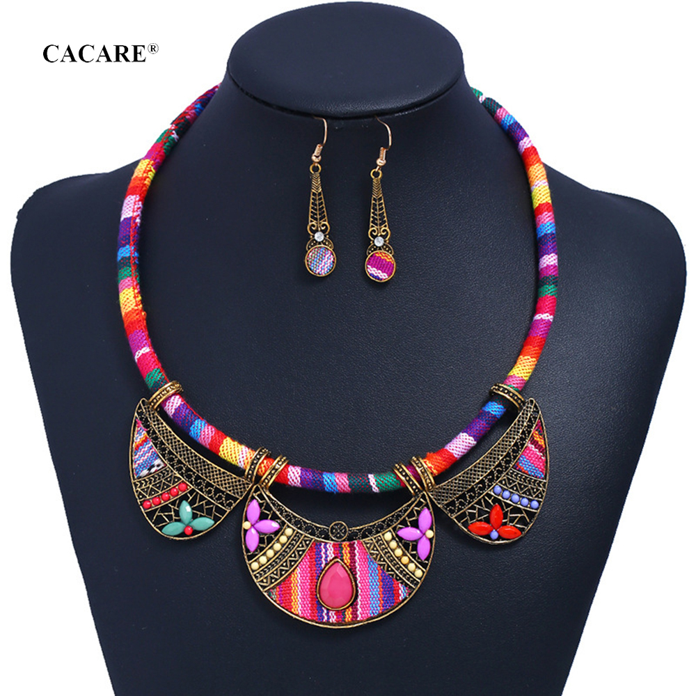 Ethnic African Indian Jewelry Set for Women Vintage Fashion Necklace Earrings Set Nigerian Jewelry F0476 3 Choices
Ethnic African Indian Jewelry Set for Women Vintage Fashion Necklace Earrings Set Nigerian Jewelry F0476 3 Choices