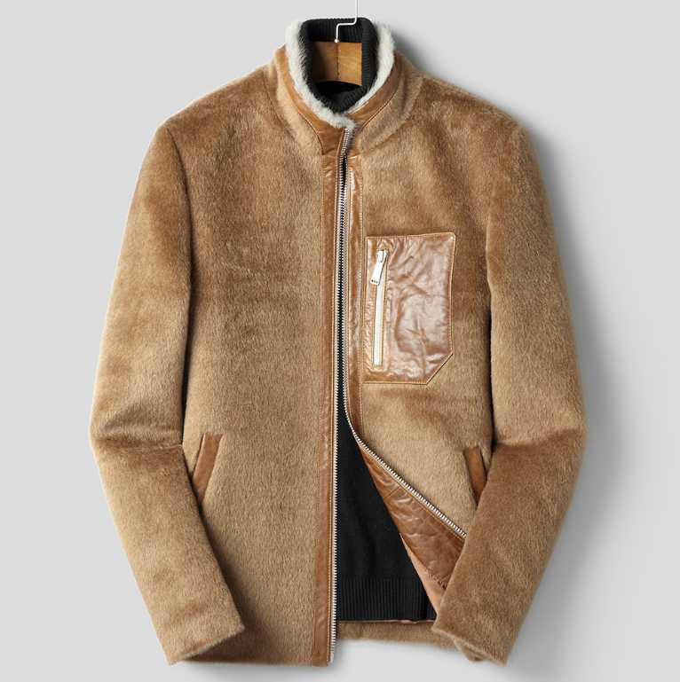 Boollili Wool Coat Men Vicugna Jacket Short Korean Overcoat Collar Mens Coats and Jackets Erkek Kaban, Caramel1866
Boollili Wool Coat Men Vicugna Jacket Short Korean Overcoat Collar Mens Coats and Jackets Erkek Kaban, Caramel1866
