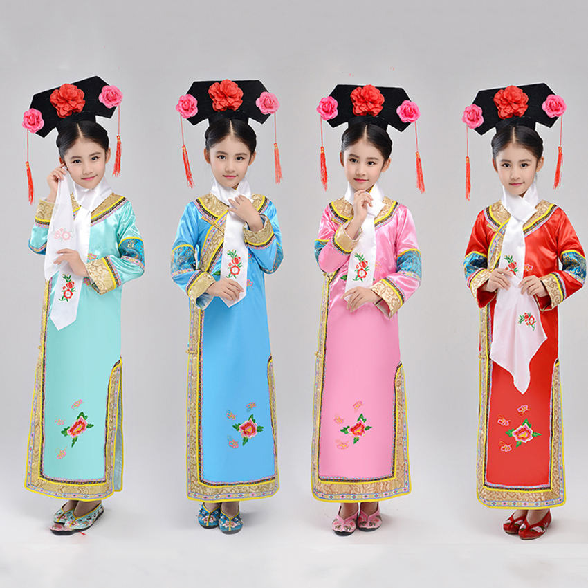 Hanfu Qing Fair Princess Xiao Yanzi Traditional Chinese Dance Costumes for Girl Cheongsam Dress Tangsuit Floral Party, Green dress
Hanfu Qing Fair Princess Xiao Yanzi Traditional Chinese Dance Costumes for Girl Cheongsam Dress Tangsuit Floral Party, Green dress