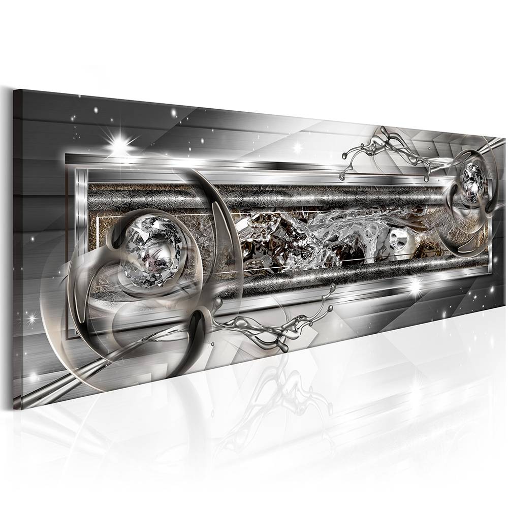 Fantasy Abstract Diamonds Design Art Canvas Print Modern Fashion Home Decoration, Choose Color & Size (Multicolor)No Frame
