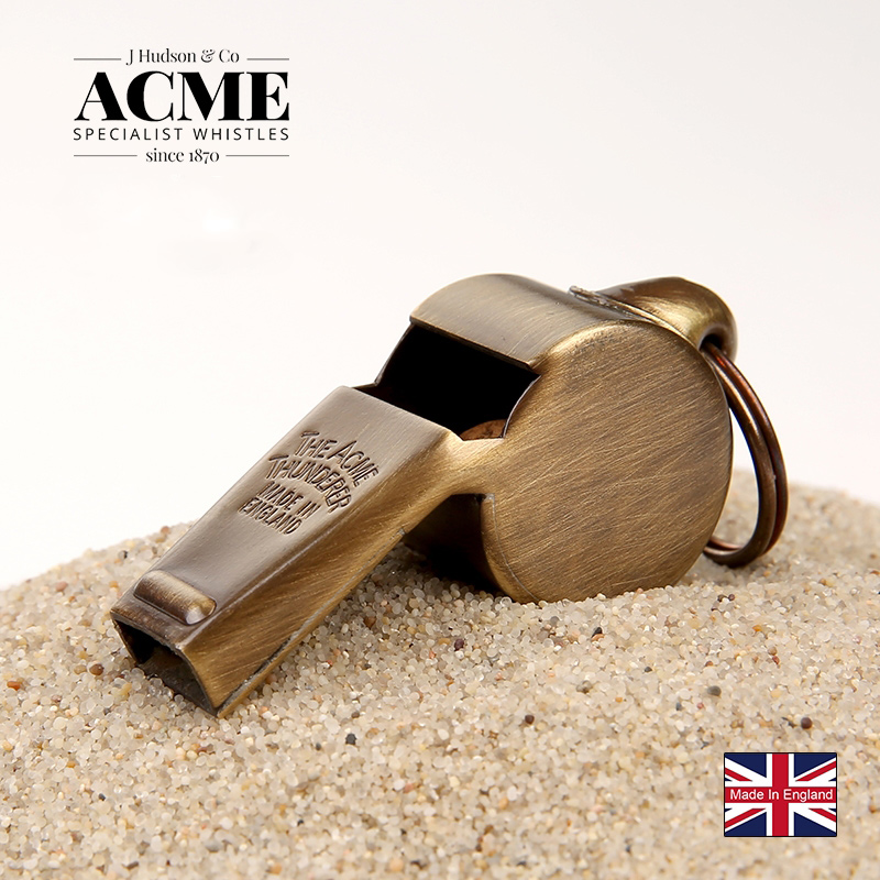ACME 59.5 polished brass fashion trend pendant whistle coach referee laser lettering outdoor survival cheerleading whistle
ACME 59.5 polished brass fashion trend pendant whistle coach referee laser lettering outdoor survival cheerleading whistle