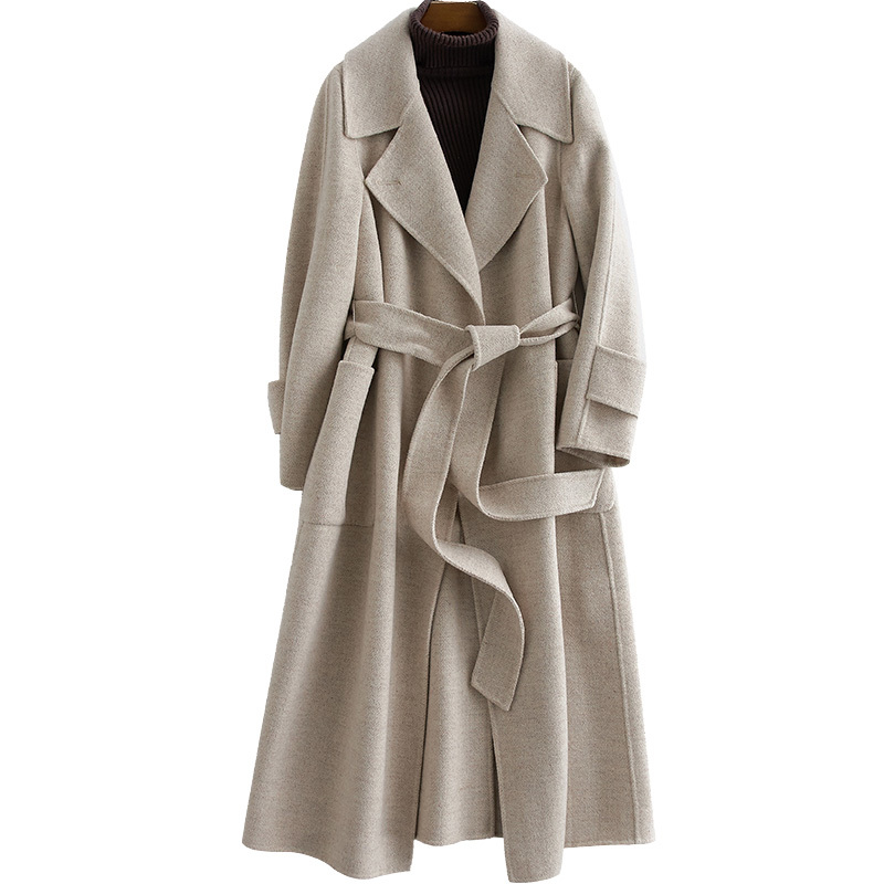 100% Wool Jacket Autumn Winter Jacket Women Clothes Korean Slim Herringbone Double Side Woolen Coat Casaco Feminino ZT763, Beige
100% Wool Jacket Autumn Winter Jacket Women Clothes Korean Slim Herringbone Double Side Woolen Coat Casaco Feminino ZT763, Beige
