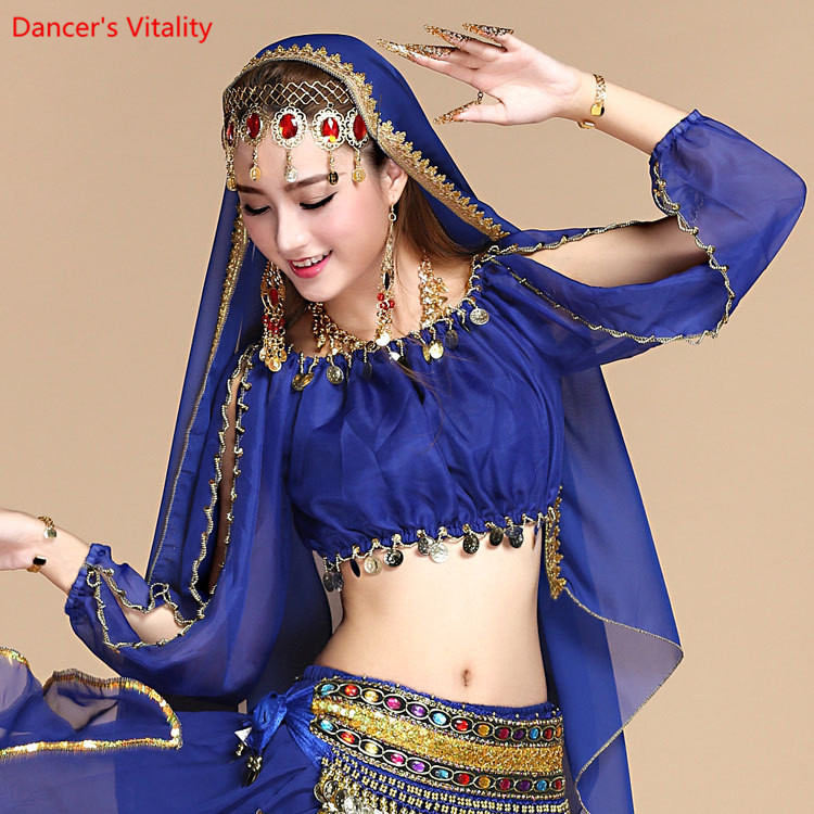 New Hot Selling Sequins Long sleeve Cheap Sale Sexy Top Belly Dance top for Women 6 Colors Available, Blue
New Hot Selling Sequins Long sleeve Cheap Sale Sexy Top Belly Dance top for Women 6 Colors Available, Blue