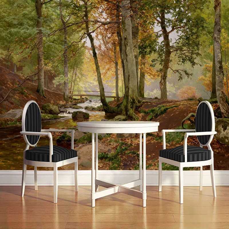 Drop Shipping Custom Wall Mural Wallpaper Forest Scenery Hand Painted Oil Painting Wallpapers For Bedroom Wall Art Home Decor, As pic
Drop Shipping Custom Wall Mural Wallpaper Forest Scenery Hand Painted Oil Painting Wallpapers For Bedroom Wall Art Home Decor, As pic