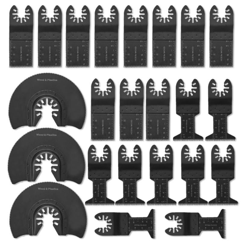 23pcs Universal Oscillating Multi Tool Saw Blades for Metal Wood Cutting Multitool Woodworking Cutter Power Tools
23pcs Universal Oscillating Multi Tool Saw Blades for Metal Wood Cutting Multitool Woodworking Cutter Power Tools