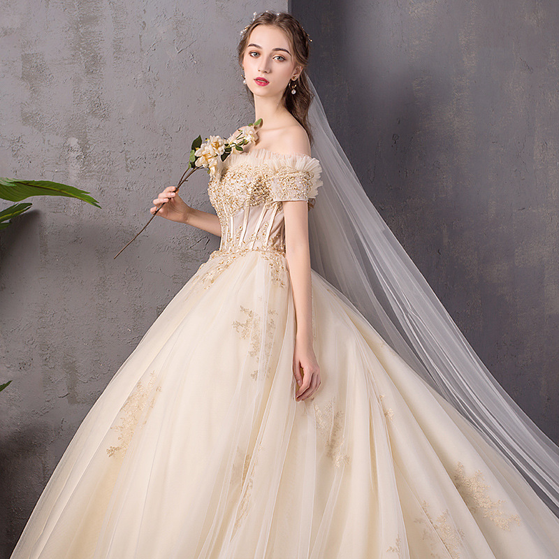 Vestidos Celebrities Tapete Cozinha French Light Dress 2020 New Bride A Word Shoulder Net Neat, Trailing Princess Dream Girl, See chart
Vestidos Celebrities Tapete Cozinha French Light Dress 2020 New Bride A Word Shoulder Net Neat, Trailing Princess Dream Girl, See chart
