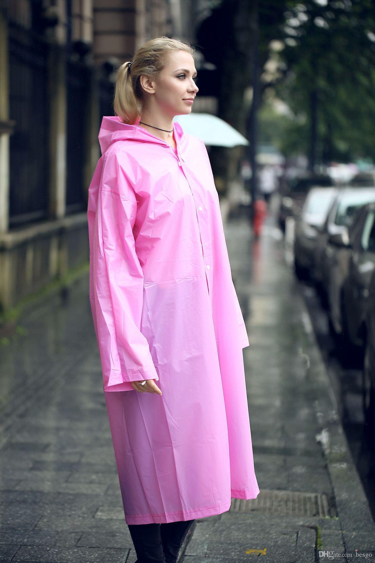 Non Disposable Household Raincoat High Quality Rain Cape EVA Eco-friendly Fashion Outdoor Raincoat Factory Rainwear Wholesale BH0025