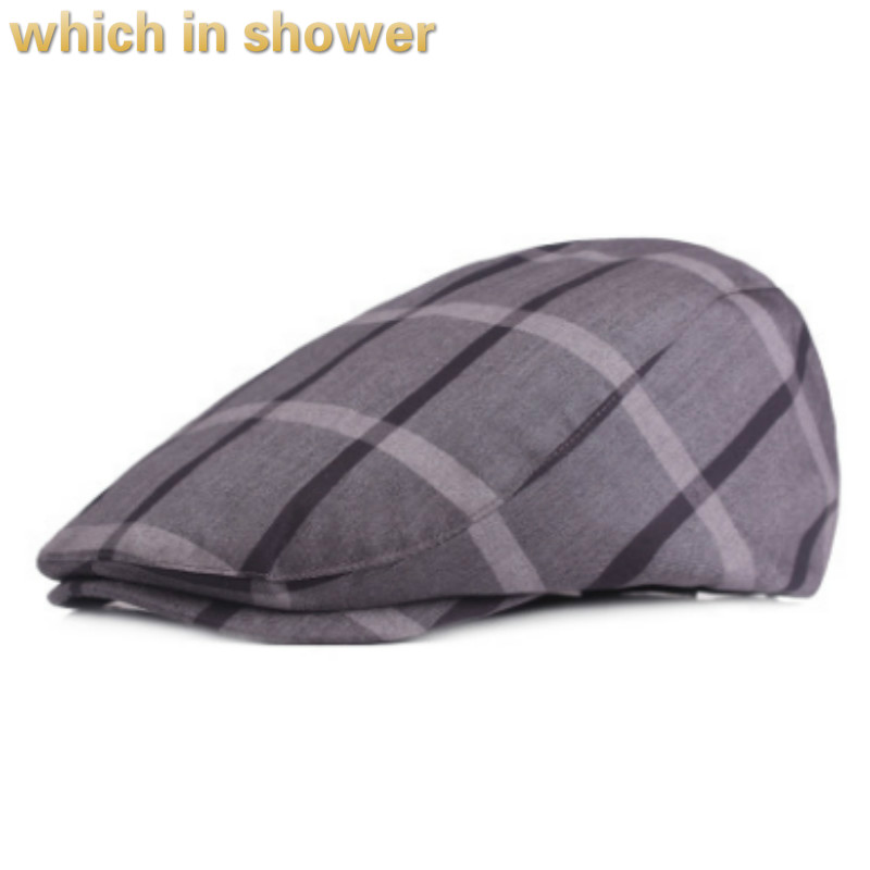 Cotton Plaid Beret Hat For Women Men Adjustable Grid Peaked Cap Vintage Style Female Visor Retro Boina Duckbill Ivy Cap Bone, Blue
Cotton Plaid Beret Hat For Women Men Adjustable Grid Peaked Cap Vintage Style Female Visor Retro Boina Duckbill Ivy Cap Bone, Blue