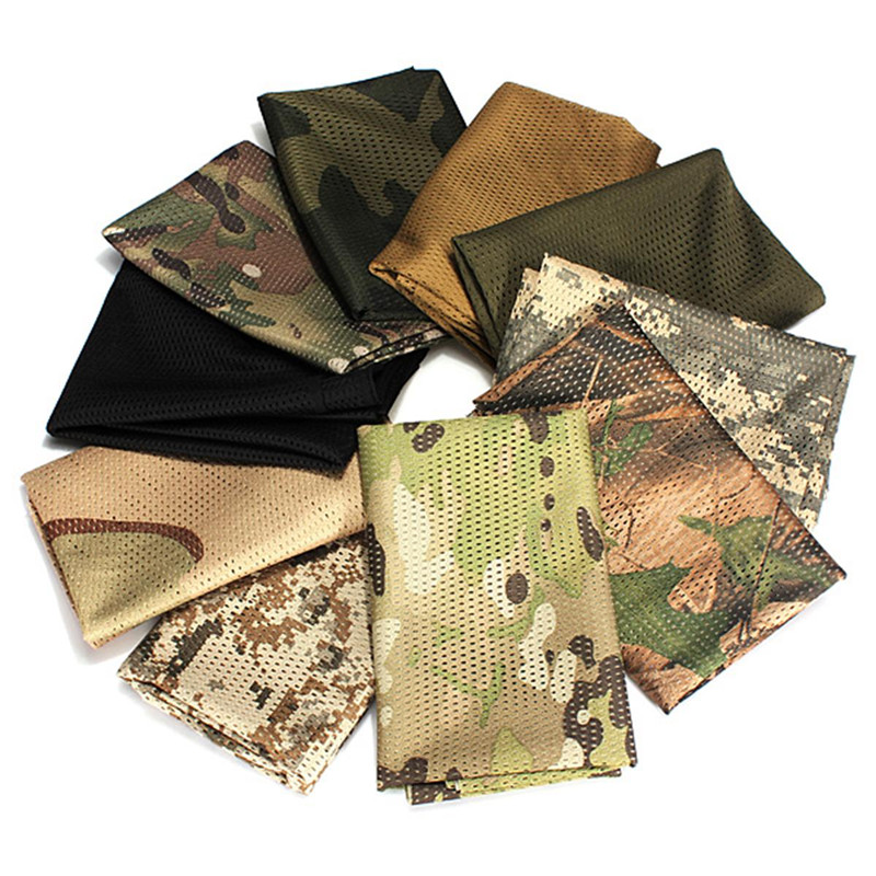 Unisex Multi-purpose Tactical Camouflage Mesh Scarf Breathable Veil Sniper Cover Neckerchief for Outdoor Games camping hiking, Gr
Unisex Multi-purpose Tactical Camouflage Mesh Scarf Breathable Veil Sniper Cover Neckerchief for Outdoor Games camping hiking, Gr