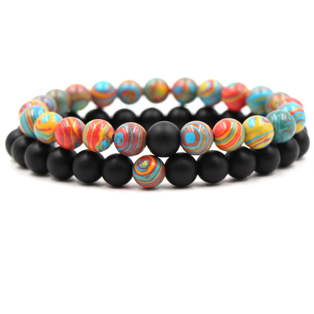 2pcs/set Couple Bracelet Natural Stone Designer Jewelry Love Beaded Bracelet Malachite Stretch Bangles Bracelet Pulsera
2pcs/set Couple Bracelet Natural Stone Designer Jewelry Love Beaded Bracelet Malachite Stretch Bangles Bracelet Pulsera