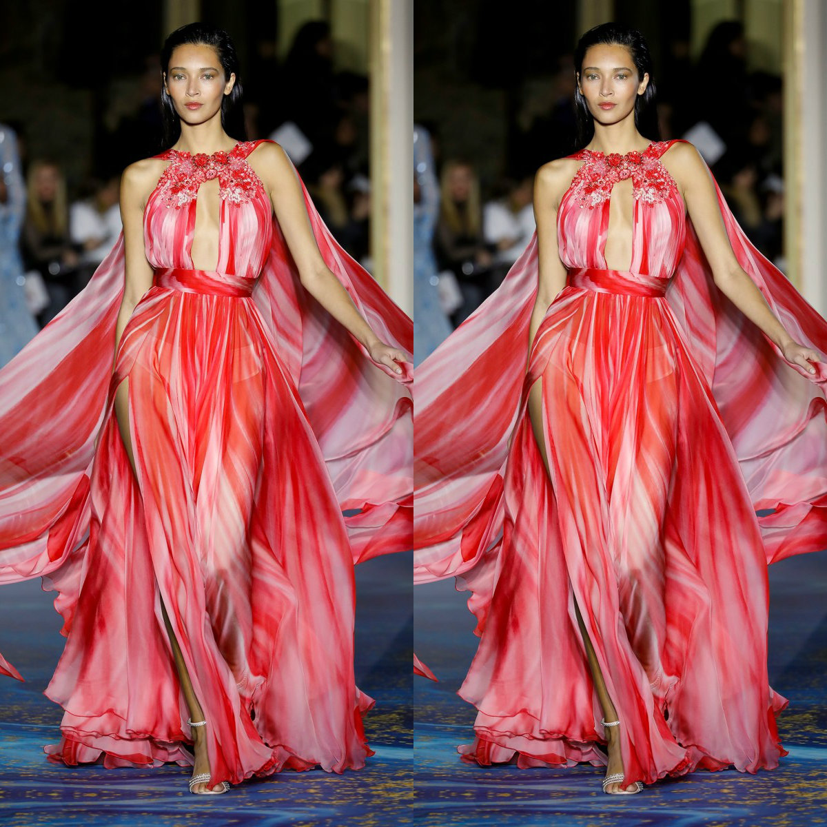 Zuhairmurad Customized A Line Evening Dresses Halter Sleeveless Floor Length Formal Dress Chiffon Sashes Applique Party Bridesmaid Gown, Sage
Zuhairmurad Customized A Line Evening Dresses Halter Sleeveless Floor Length Formal Dress Chiffon Sashes Applique Party Bridesmaid Gown, Sage