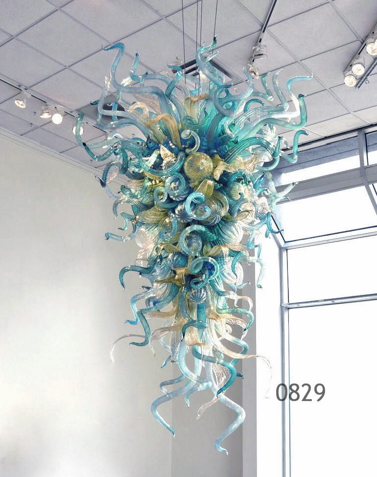 Large Foyer Murano Glass Chandeliers LED Modern Hand Blown Glass Chandelier Large Art Light Home Decor
Large Foyer Murano Glass Chandeliers LED Modern Hand Blown Glass Chandelier Large Art Light Home Decor