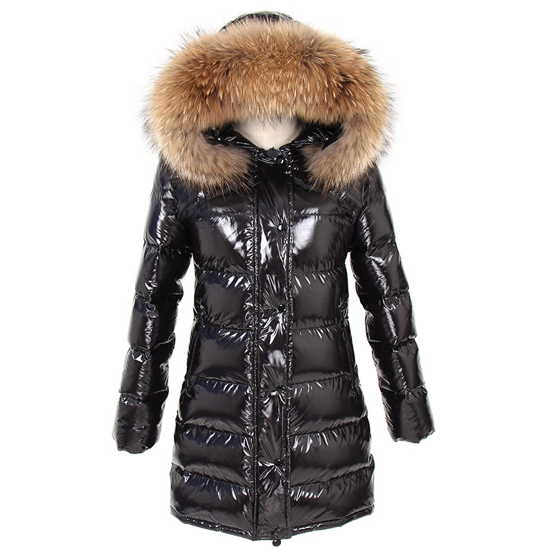 2019 winter new large Raccoon Fur Collar Slim thin thick down jacket in the long coat female, Beige
2019 winter new large Raccoon Fur Collar Slim thin thick down jacket in the long coat female, Beige