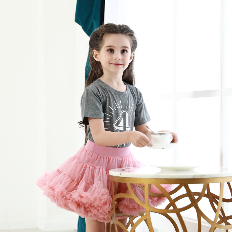Girls half - length shaggy skirt European and American children net gauze skirt June 1 children's day costume princess tutu skirt
Girls half - length shaggy skirt European and American children net gauze skirt June 1 children's day costume princess tutu skirt