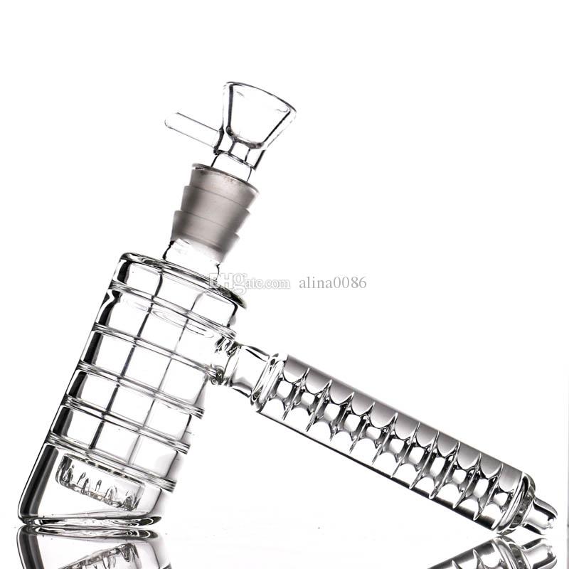 Upline Hammer bubbler "pyramid" Glass Bong 8 cut disc diffuser downstem water pipe with stacked Percs waterpipe
Upline Hammer bubbler "pyramid" Glass Bong 8 cut disc diffuser downstem water pipe with stacked Percs waterpipe