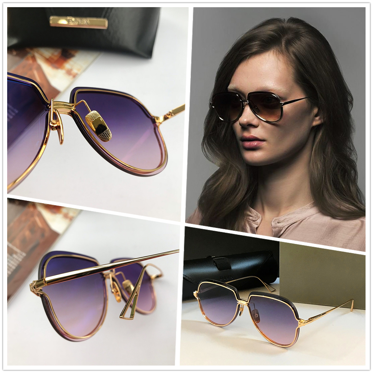 Trendy Leisure Ladies Sunglasses Women Luxury Designer Sun Glasses Beach Classic Pilot Pink Sunglasses Anti Refelction UV400 520, White;black
Trendy Leisure Ladies Sunglasses Women Luxury Designer Sun Glasses Beach Classic Pilot Pink Sunglasses Anti Refelction UV400 520, White;black