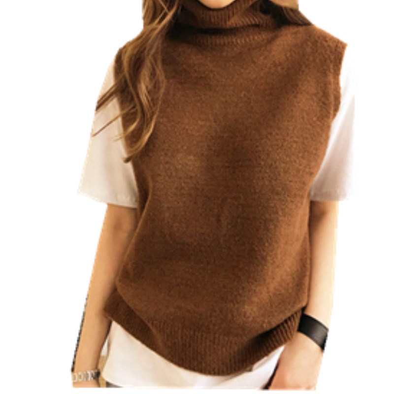 bestseller Korean knitted Vest New Women's knitted Vest With A High Collar Loose Soft Sweater Sleeveless Sweater Women's Pullove, Black
bestseller Korean knitted Vest New Women's knitted Vest With A High Collar Loose Soft Sweater Sleeveless Sweater Women's Pullove, Black