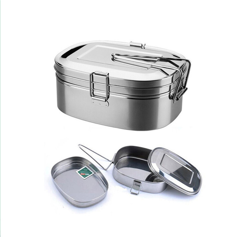 Stainless Steel Lunch Box Metal Bento Box Food Container Double Layer Lunch Box for Kids School Office Work Outside Camping
Stainless Steel Lunch Box Metal Bento Box Food Container Double Layer Lunch Box for Kids School Office Work Outside Camping