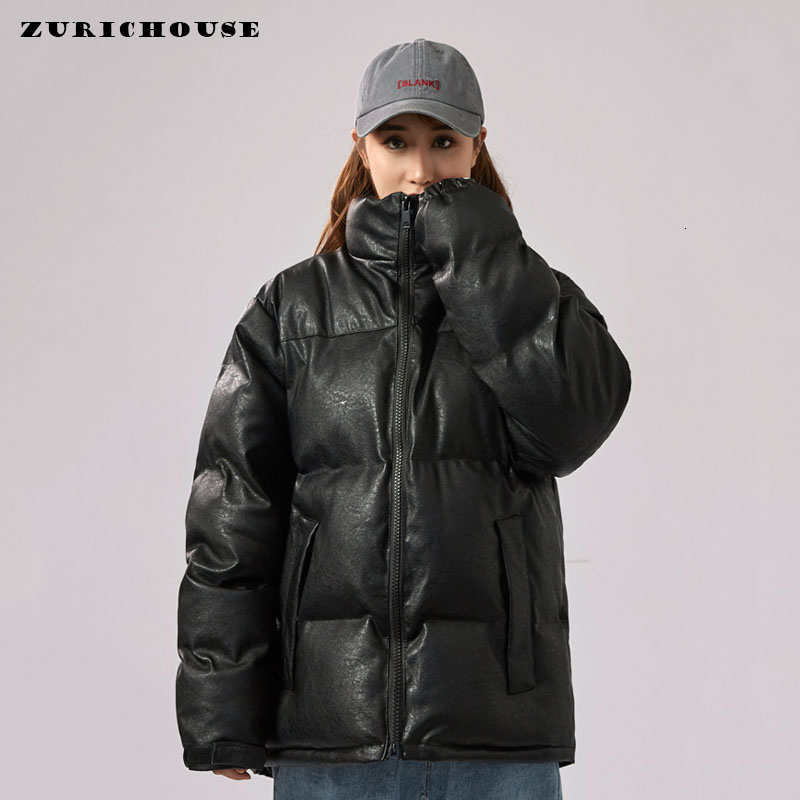 ZURICHOUSE 2020 Winter Faux Leather Jacket Women Parka Warm Fashion Loose Thicken Down-padded Leather Coat Winter Female, Black
ZURICHOUSE 2020 Winter Faux Leather Jacket Women Parka Warm Fashion Loose Thicken Down-padded Leather Coat Winter Female, Black