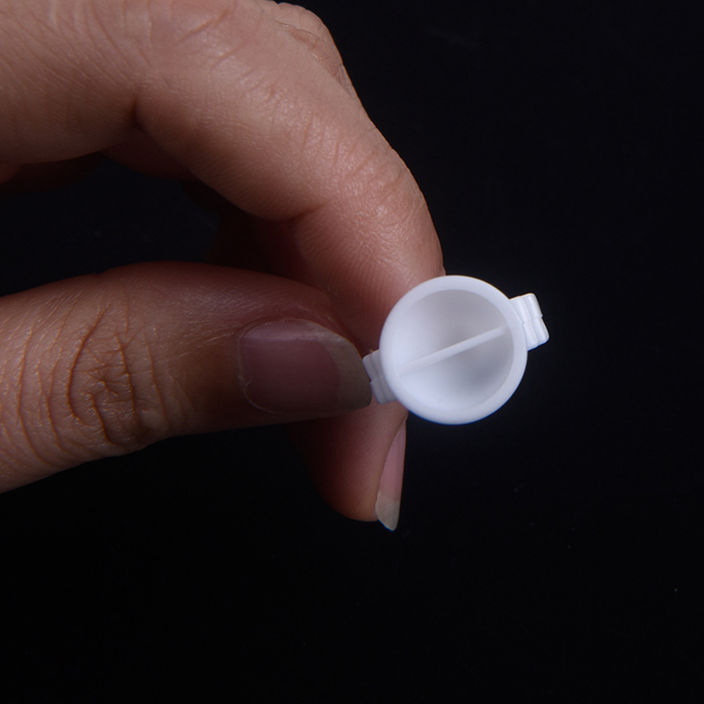 Disposable Microblading Pigment Glue Rings Tattoo Ink Holder 500pcs S M L Eyebrow Makeup Accessories Eyelash Extension Glue Cups