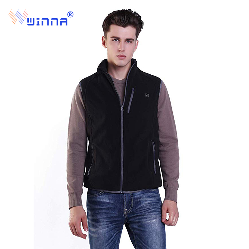 Mens Thermal Fleece Heated Vests Black Slim Fit Breathable Warm Electric Heating Vests with 3 Lever Temperature Machine Washable, Without battery
Mens Thermal Fleece Heated Vests Black Slim Fit Breathable Warm Electric Heating Vests with 3 Lever Temperature Machine Washable, Without battery