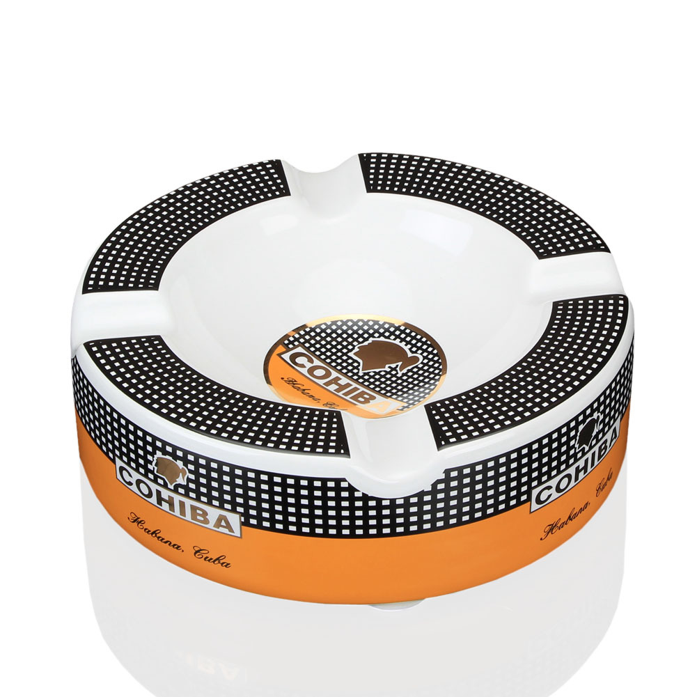 COHIBA Ceramic Cigar Ashtray Home Round Smoking Cigarette Ashtray Hold 4 Cigars Cigar Accessories T200111
COHIBA Ceramic Cigar Ashtray Home Round Smoking Cigarette Ashtray Hold 4 Cigars Cigar Accessories T200111