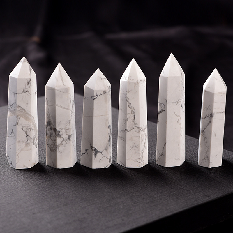 Natural White-turquoise Crystal Quartz Tower Quartz Point White Crystal Stone Obelisk Wand Healing Crystal 6.5-8cm
Natural White-turquoise Crystal Quartz Tower Quartz Point White Crystal Stone Obelisk Wand Healing Crystal 6.5-8cm