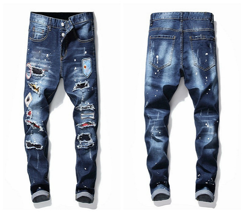 Mens Rips Stretch Black Jeans Fashion Slim Fit Washed Motocycle Denim Pants Panelled Hip HOP Trousers slim-fit elastic, 1020
Mens Rips Stretch Black Jeans Fashion Slim Fit Washed Motocycle Denim Pants Panelled Hip HOP Trousers slim-fit elastic, 1020