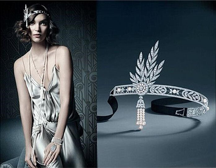 vintage Original Edition Gatsby Headpiece Wedding Bridal Hair Accessories Bride Headband Tiaras Jewelry Free Shipping