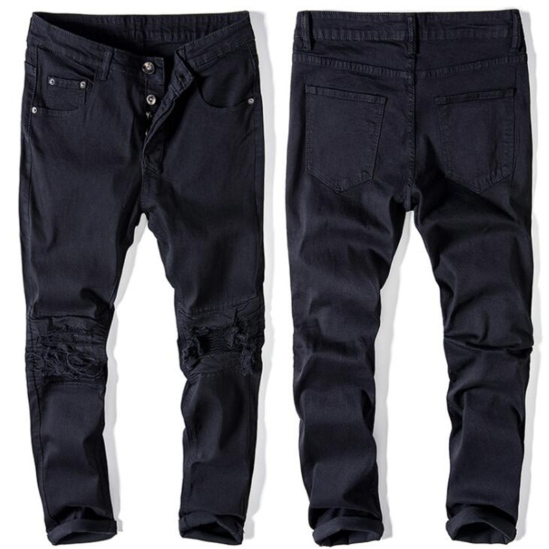 2019 Vintage Designer Men Jeans Black Slim Fit Denim Buttons Pants Classical Simple Jeans Homme Cotton Brand New Men, Khaki
2019 Vintage Designer Men Jeans Black Slim Fit Denim Buttons Pants Classical Simple Jeans Homme Cotton Brand New Men, Khaki