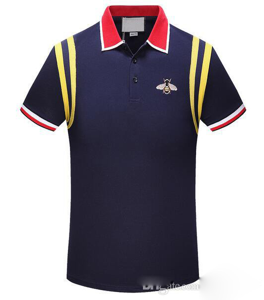 BB 19SS brand designer polos men casual polo t shirt snake bees Tiger embroidery strip polos High street fashion classic polo shirts
BB 19SS brand designer polos men casual polo t shirt snake bees Tiger embroidery strip polos High street fashion classic polo shirts