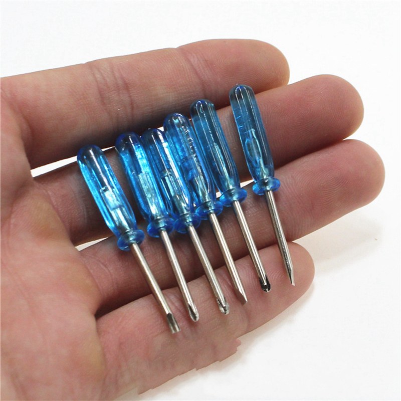 45mm Mini Screwdriver 3.0 mm Phillips Screwdrivers 3.0 Slotted Flathead Straight Type Screwdrivers