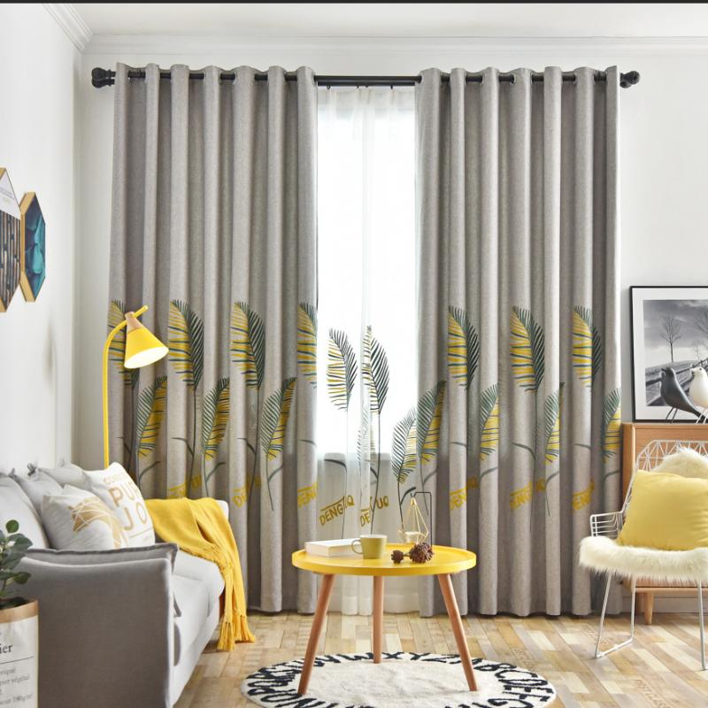 Nordic Style High-end Embroidery Leaves Small Fresh Embroidered Curtains Fabric Living Room Bedroom, Tulle
Nordic Style High-end Embroidery Leaves Small Fresh Embroidered Curtains Fabric Living Room Bedroom, Tulle