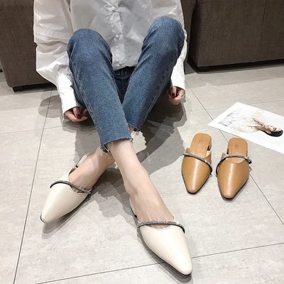 Baotou slippers women 2020 summer new fashion wear rhinestone Korean version of breathable Women's slippers, Beige
Baotou slippers women 2020 summer new fashion wear rhinestone Korean version of breathable Women's slippers, Beige