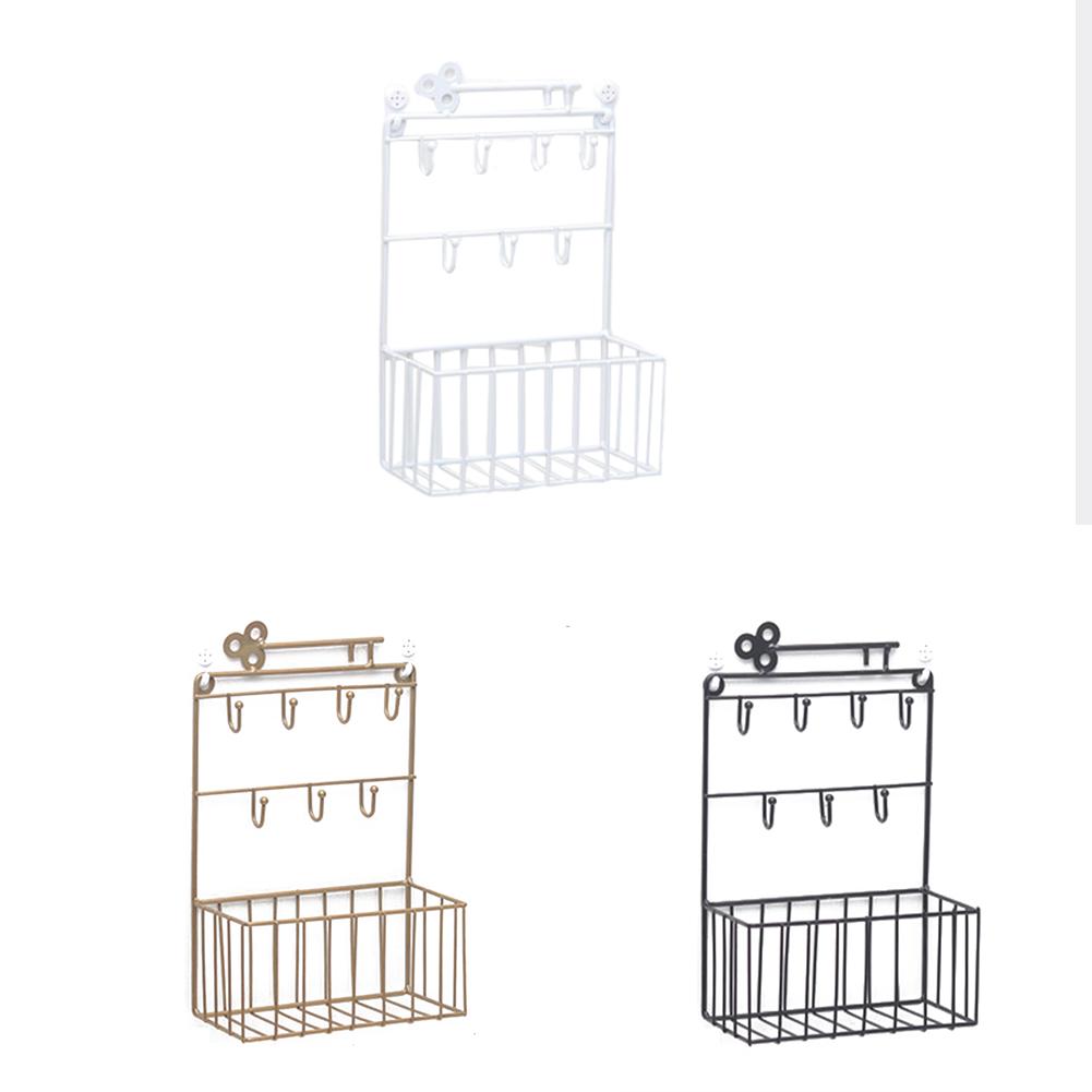 Wall Shelf Metal Wire Wall Mount Storage Organizer Key Rack with Hooks for Entryway Kitchen Office Home Storage
Wall Shelf Metal Wire Wall Mount Storage Organizer Key Rack with Hooks for Entryway Kitchen Office Home Storage