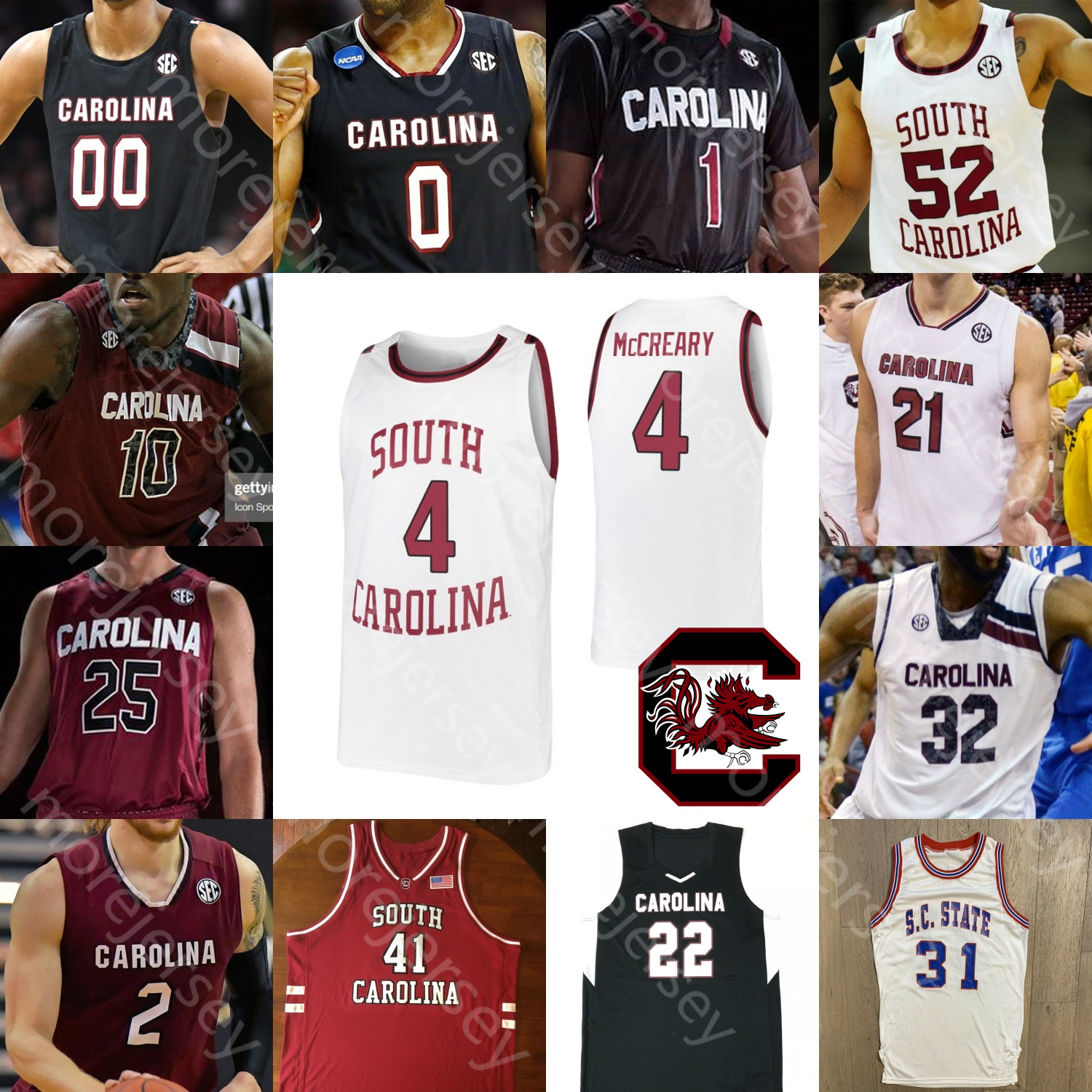 Custom South Carolina Gamecocks Basketball Jersey NCAA College Alex English A.J. Lawson Jermaine Couisnard Maik Kotsar Bolden Minaya Winters, Black iii
Custom South Carolina Gamecocks Basketball Jersey NCAA College Alex English A.J. Lawson Jermaine Couisnard Maik Kotsar Bolden Minaya Winters, Black iii