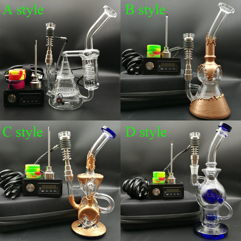 Perfect Enail Dnail kit electric dab e nail heater coil Ti/Qtz hybrid nail with glass water bong bongs oil dab rigs
Perfect Enail Dnail kit electric dab e nail heater coil Ti/Qtz hybrid nail with glass water bong bongs oil dab rigs