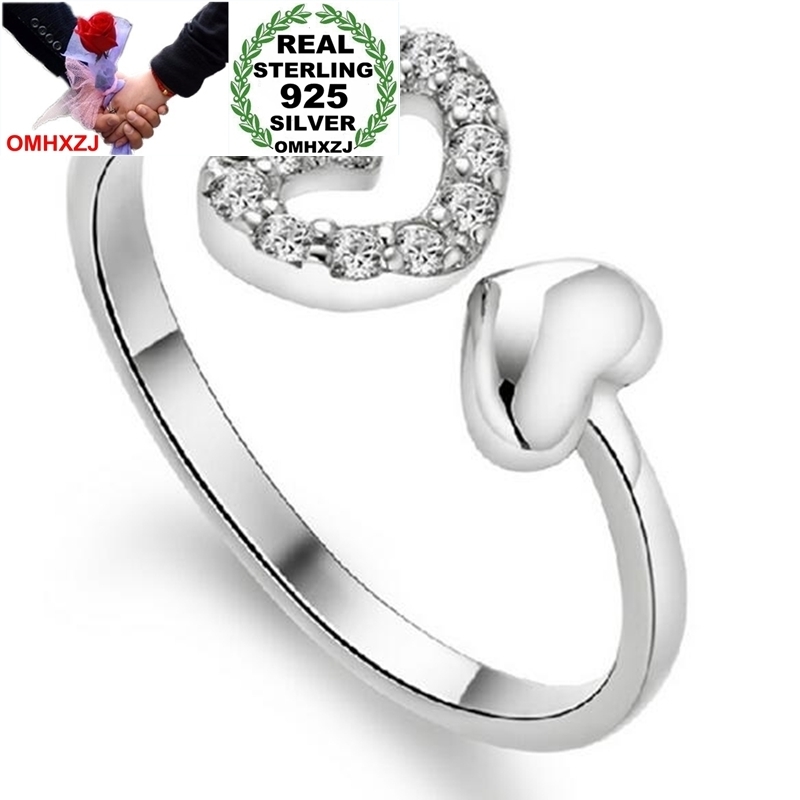 OMHXZJ Wholesale Fashion Hollow out Lovers diamond 925 Sterling Silver open adjust female for Woman Man Ring RG12
OMHXZJ Wholesale Fashion Hollow out Lovers diamond 925 Sterling Silver open adjust female for Woman Man Ring RG12